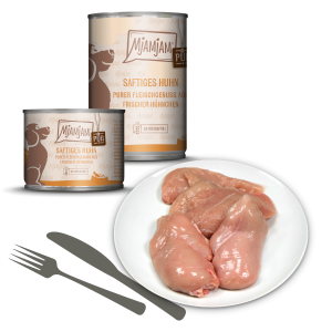 Mjamjam Hund Saftiges Huhn pur - 1